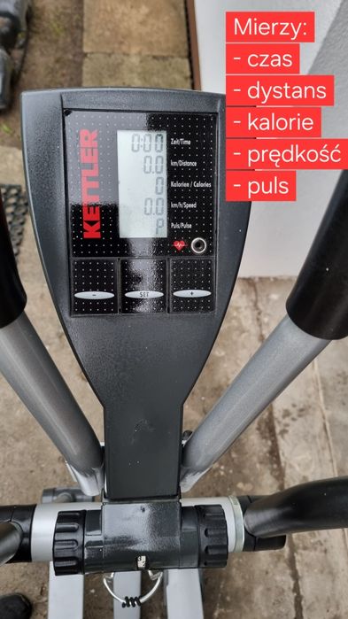 DUŻY orbitrek KETTLER COSMOS magnetyczny koło 20kg chodziarz orbiterek