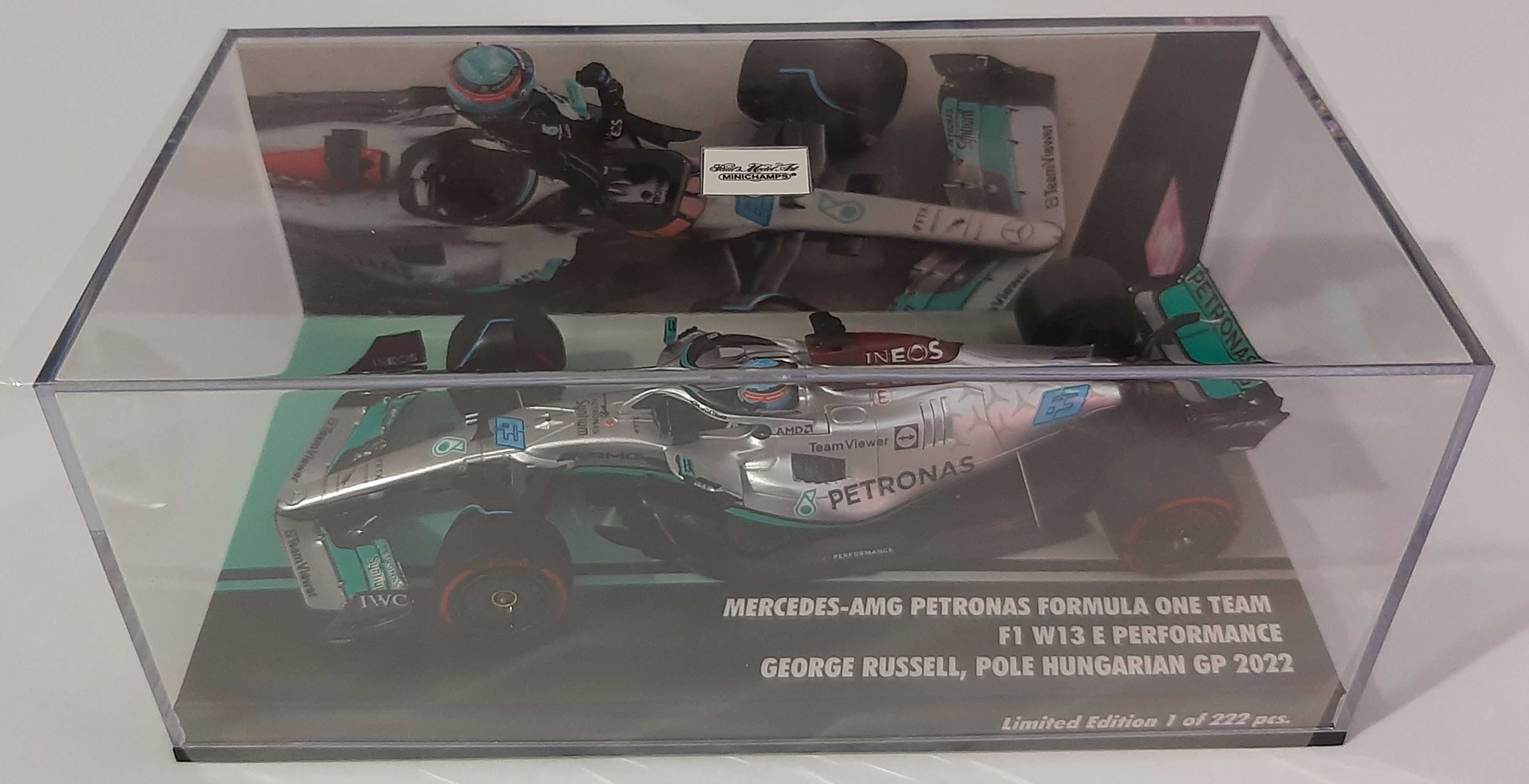 George Russell Minichamps F1 Mercedes W13 GP Hungria 2022