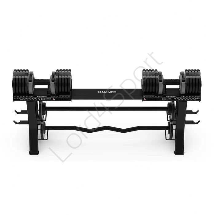 Zestaw hantli i sztang regulowanych HAMMER STRONGLOCK 8.0