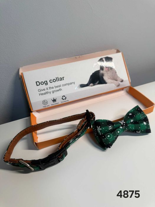 Obroża dla psa, muszka dla psa nowa (4875-40)