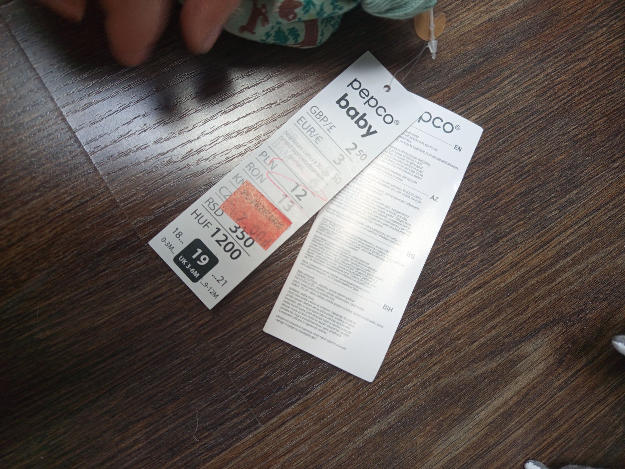 Niechodki nowe rozmiar 19 pepco