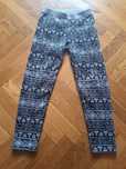 Ocieplane legginsy 146/152 miego czarne we wzory