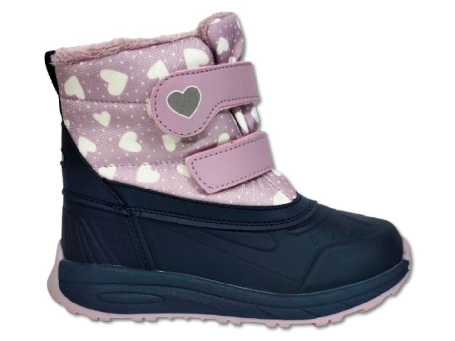 Buty Śniegowce Cleve Rozmiar 30 - Dziewczęce Granatowe