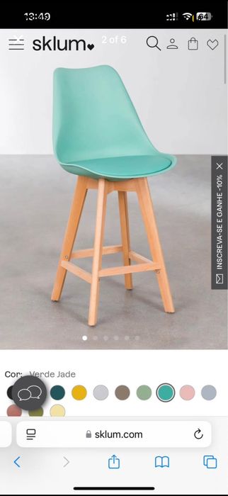 4 cadeiras para ilha