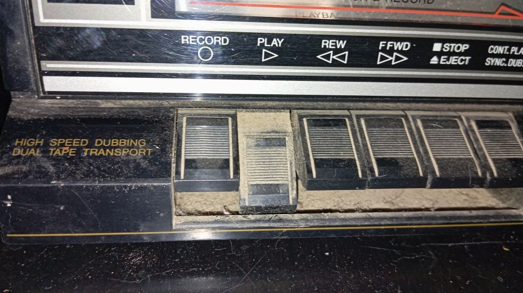 Aparelhagem Sanyo GXT 707 Stereo Music System.