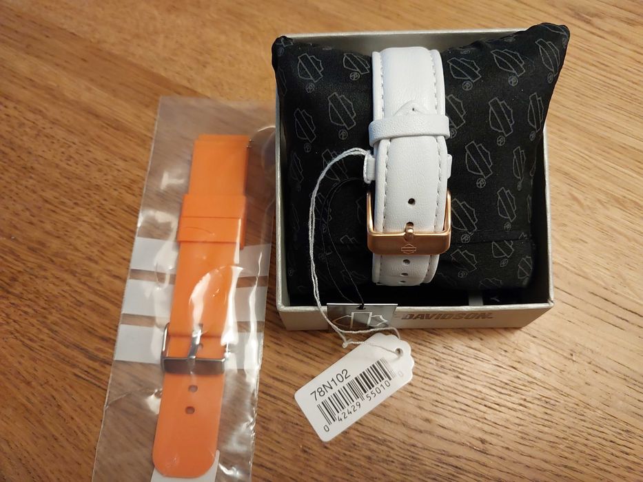 Harley Davidson Bulova Złoty Kryształki Wyjątkowy damski zegarek Nowy