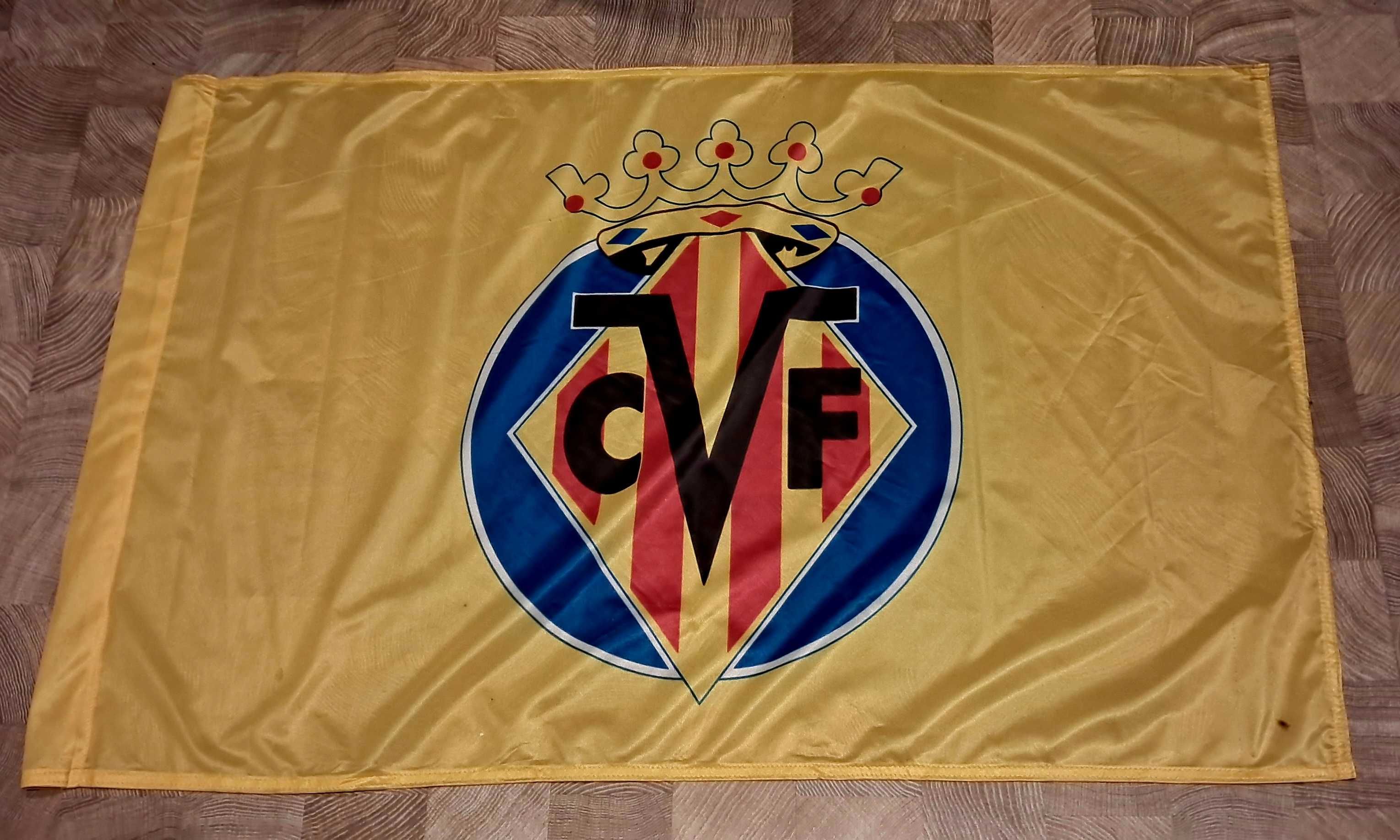 Duża flaga 110x67 cm Villarreal CF Club de Fútbol VCF
