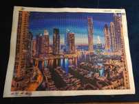 Obraz Diamond Painting ,,Dubaj nocą"