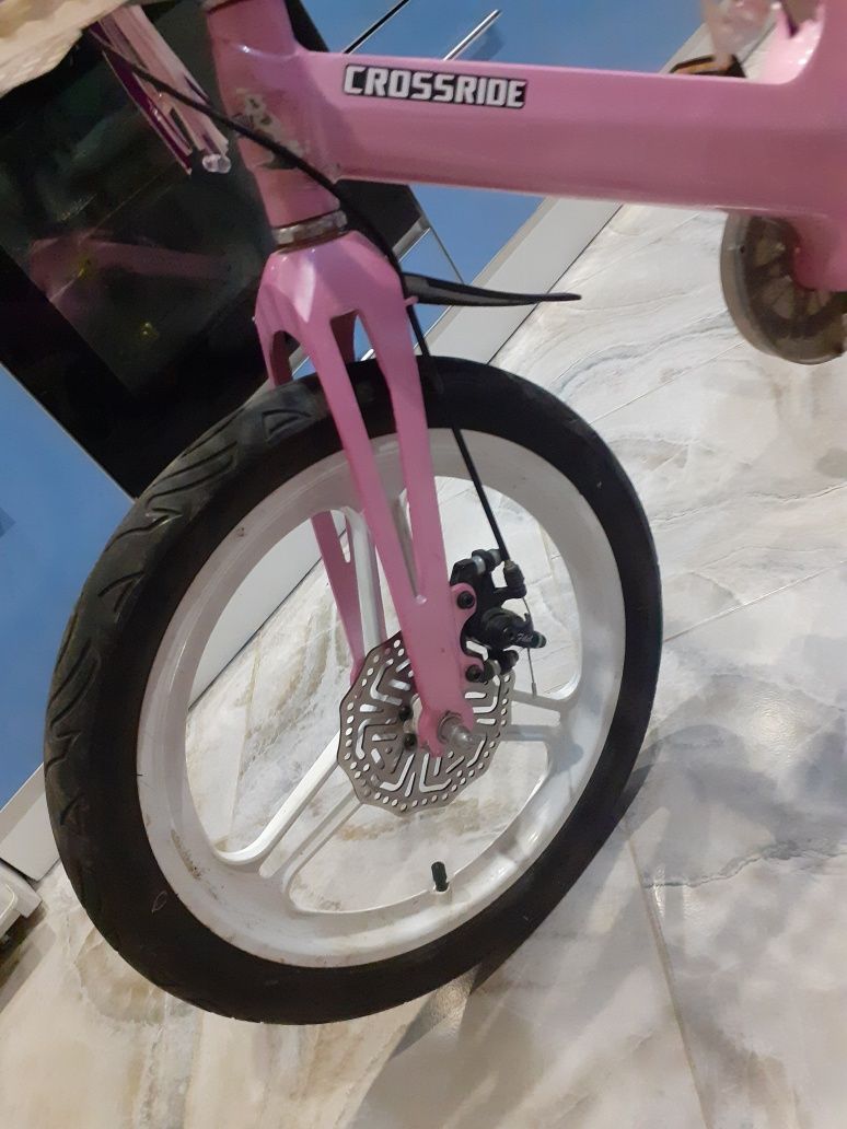 велосипед принцесы розовый 16-18д.