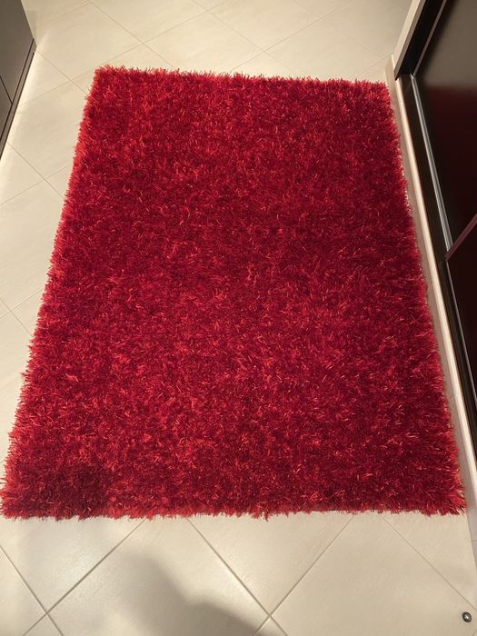 Tapete  grande vermelho 1,45x2,00m