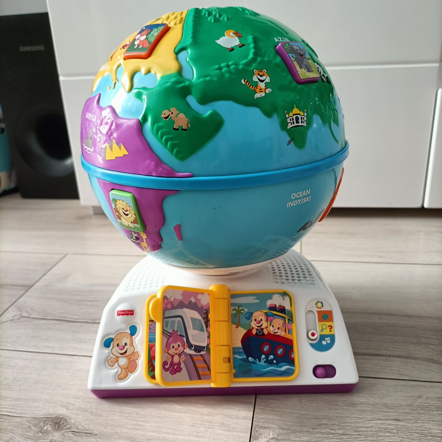 Globus odkrywcy Fisher Price DRJ85- jak nowy