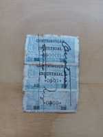 3 estampilhas/selos fiscais 1919 muito antigos