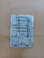 3 estampilhas/selos fiscais 1919 muito antigos