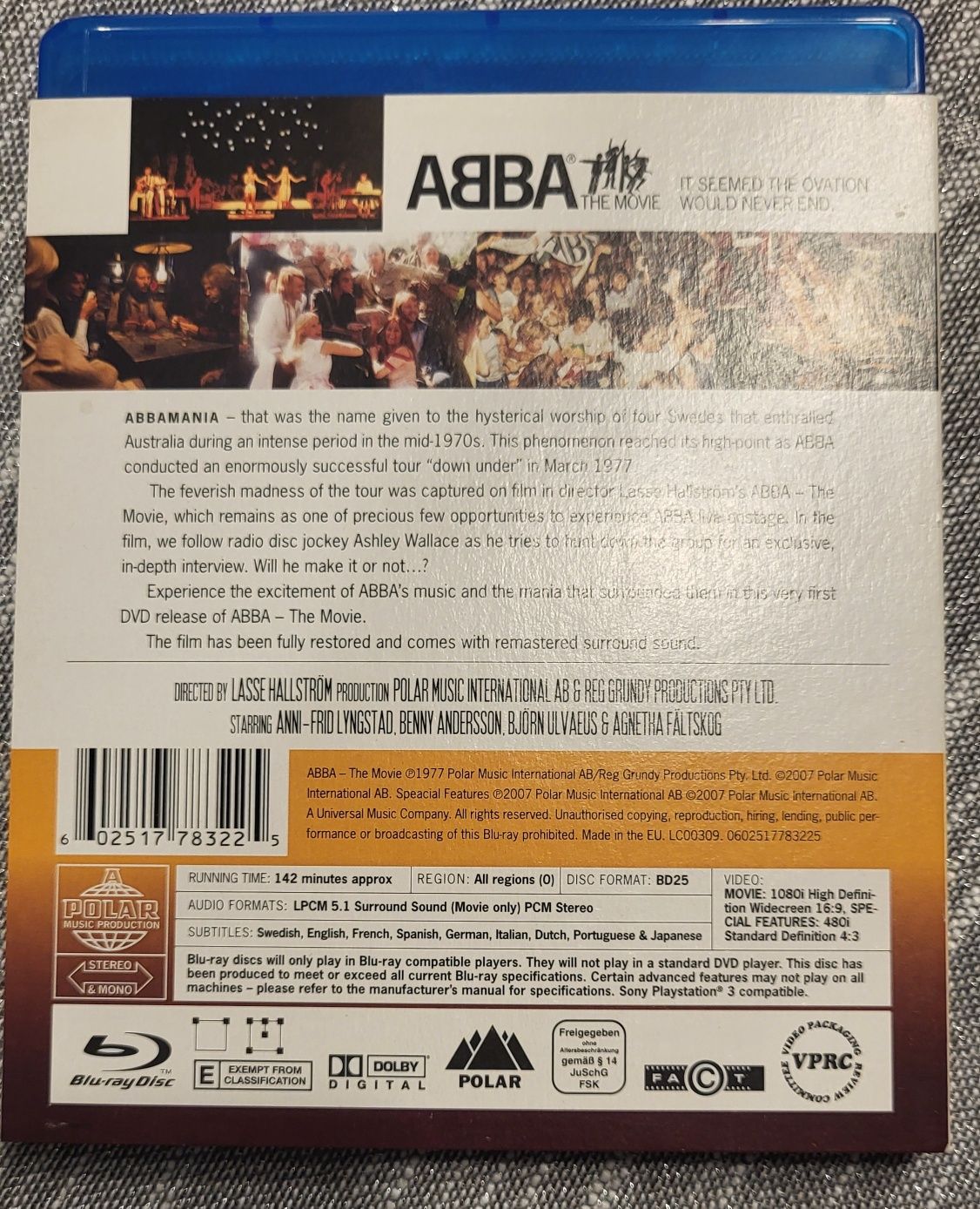 Abba. The movie film na blu ray.