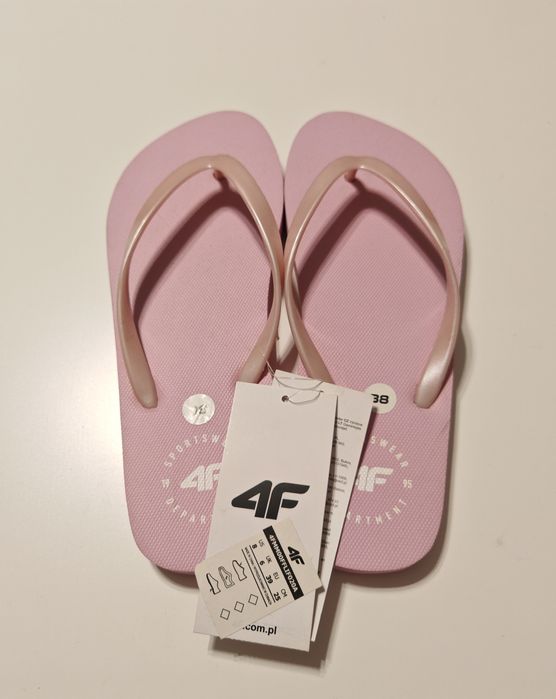 Nowe japonki damskie marki 4F rozm. 38. Okazja.