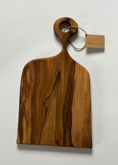 Deska do krojenia i serwowania lite drewno orzech