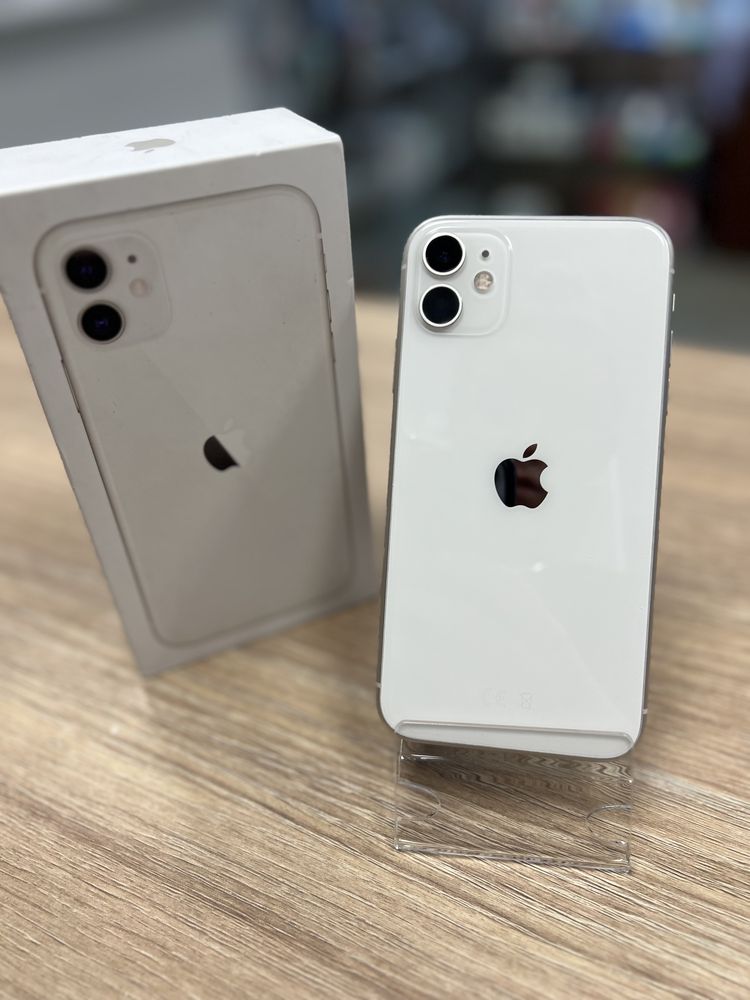 Apple iPhone 11 64GB White | bat. 100%| gwar.3 msc | Kolejowa 32
