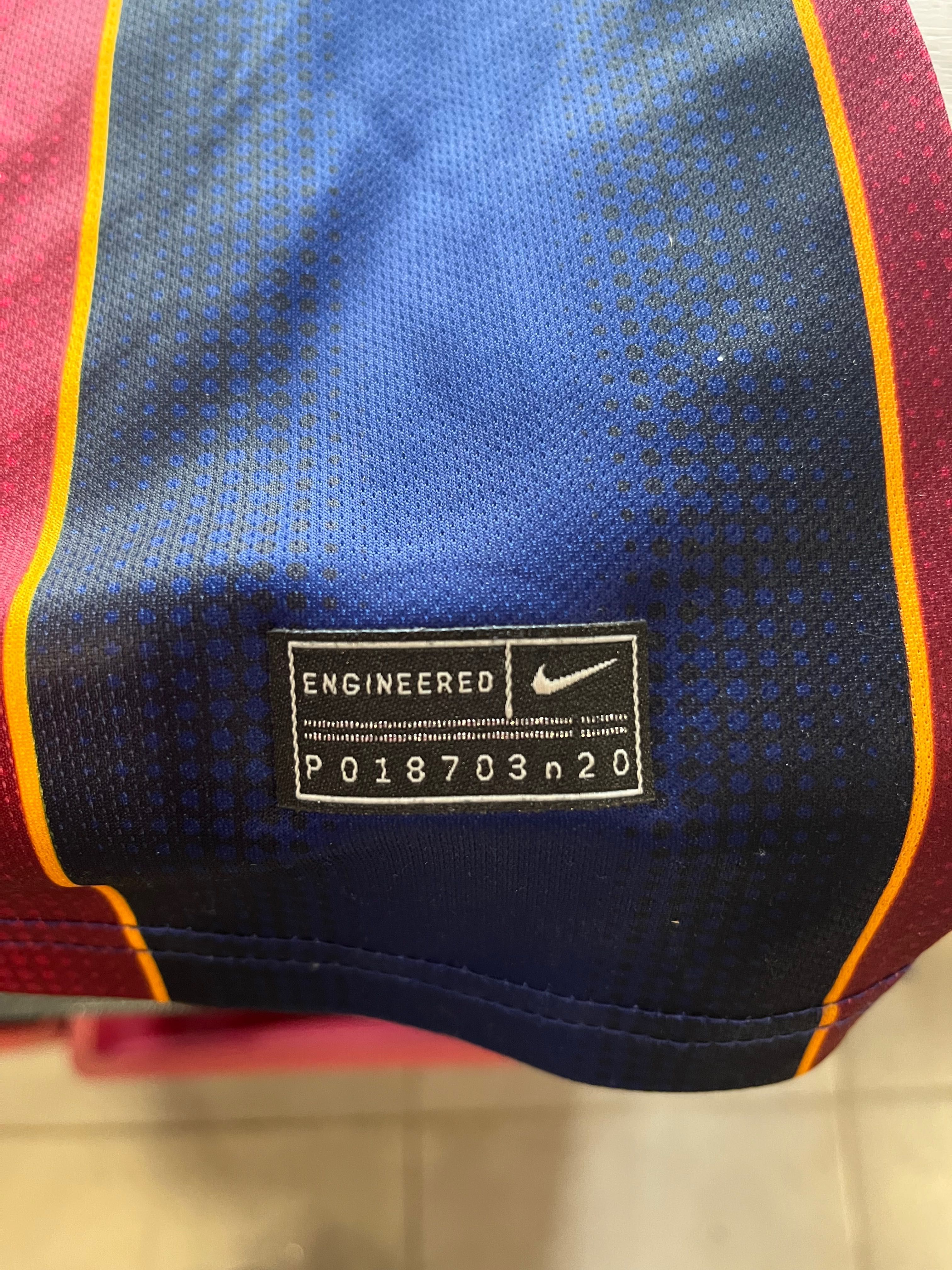 Барселона 2020-2021 Home Authentic Jersey Nike Vapor Knit Player L