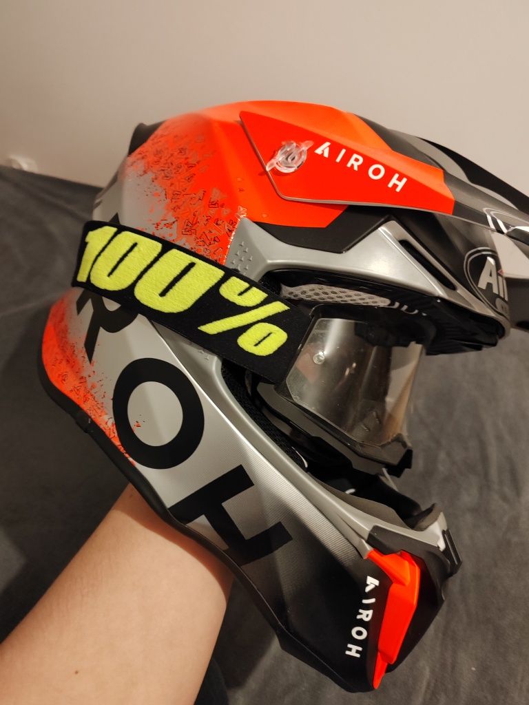 Kask Motocross Airoh Twist 2.0 jak nowy
