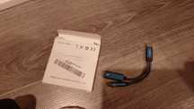 LAMSCAT Adapter USB C na jack, 2 w 1 typ C na 3,5 mm adapter słuchawki