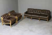 Conjunto 3 sofás em couro | Vintage | Nordic Furniture