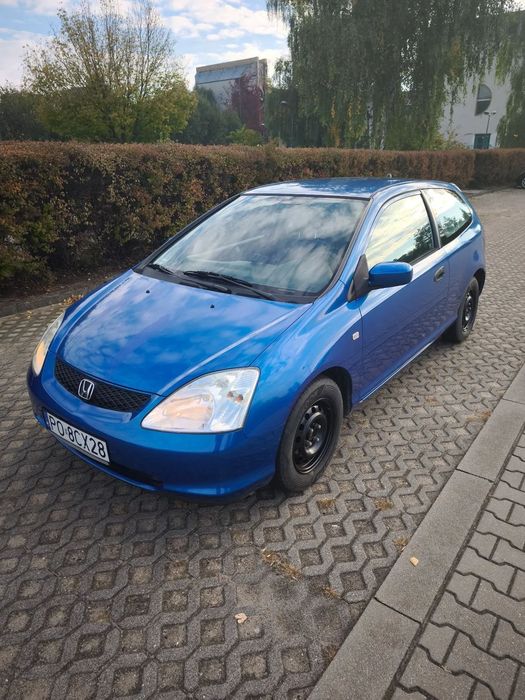 Honda Civic 1.4i 16V 90KM 3DR, stan BDB, niski przebieg, drugi właściciel