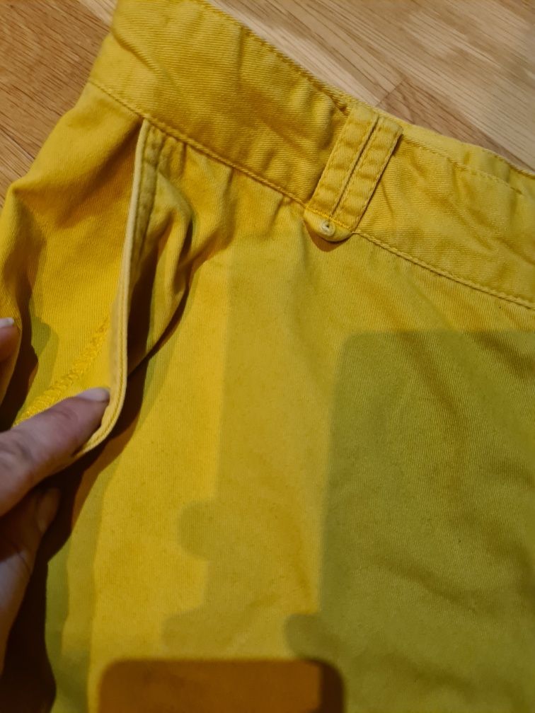 Spodnie męskie 4F L żółte