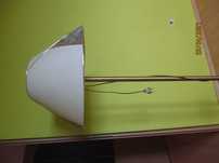 lampa mosiężna stojąca