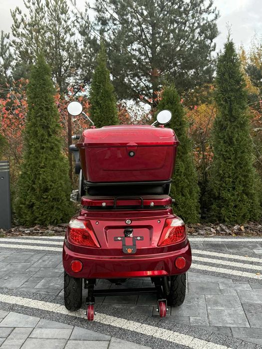 Skuter elektryczny trójkołowy dla seniora z homologacją Barton Tres