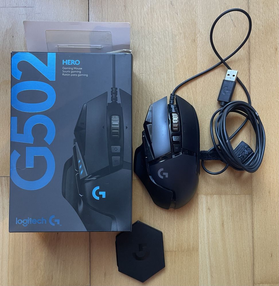 Rato Logitech G502 em caixa original