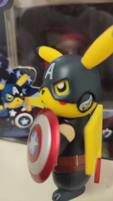 Pokemon Captain America Pikachu