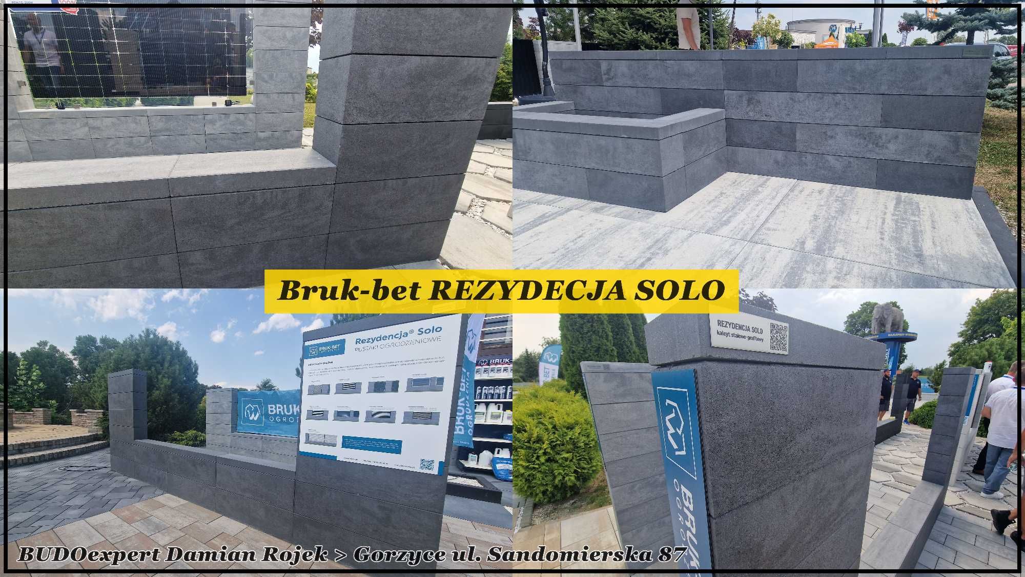 Pustak bloczek BRUK-BET na ogrodzenie model Rezydencja Novator 50x19