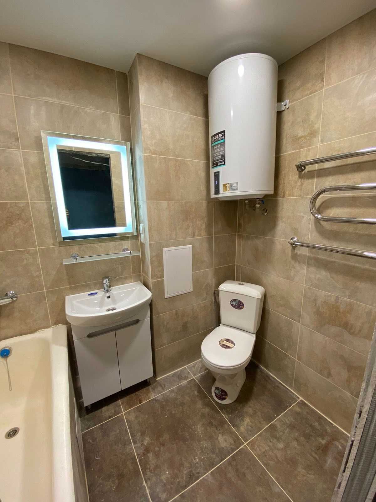 Ремонт ванной и туалетной комнаты под ключ.
