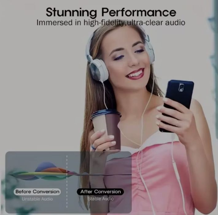 аудиоадаптер USB Type-C на 3,5 мм (mini-jack)