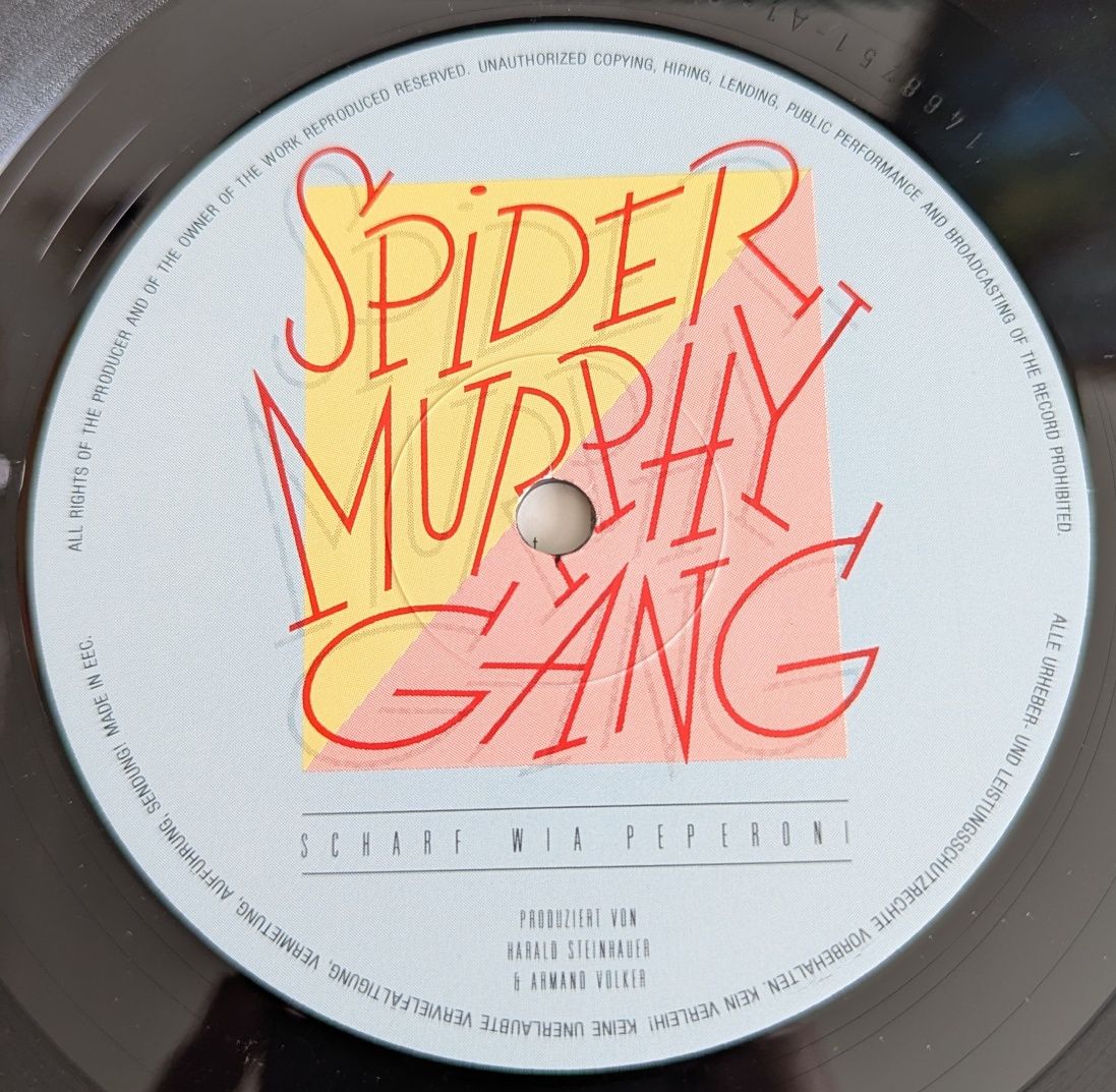 Вініл Spider Murphy Gang "Scharf Wia Peperoni"
