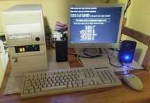 RETRO Komputer AT 386 SX33 Mhz kompletny klasyk w super stanie!