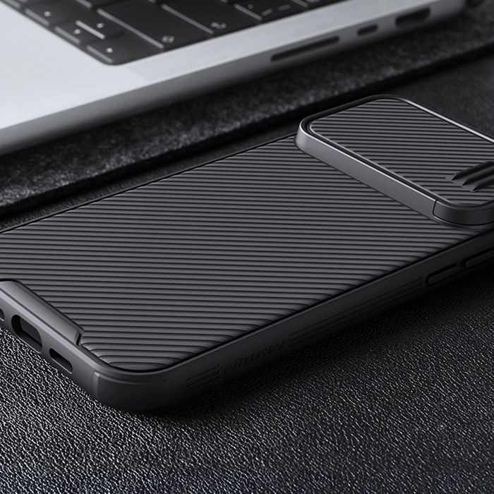 Nillkin CamShield S Case etui iPhone 14 Pro Max zielone