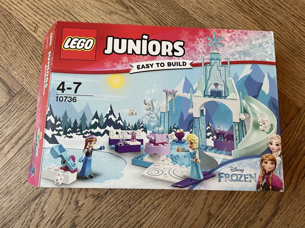 Lego Juniors 10736 Plac Zabaw Anny i Elsy z Krainy Lodu
