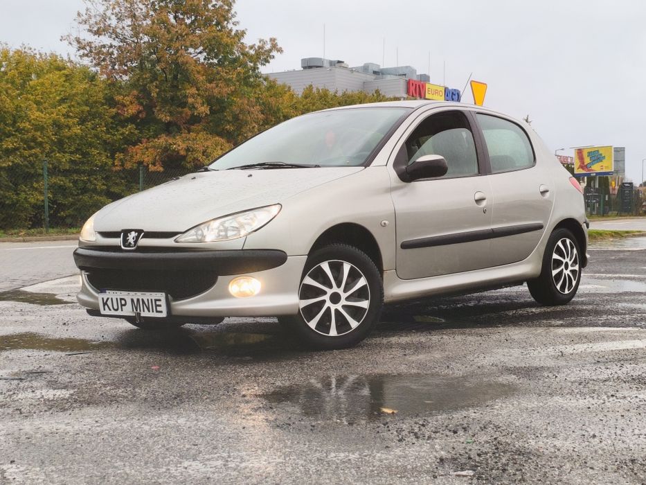 Peugeot 206 1.4B // Niski Przebieg // Super Stan // Klima // Zamiana /