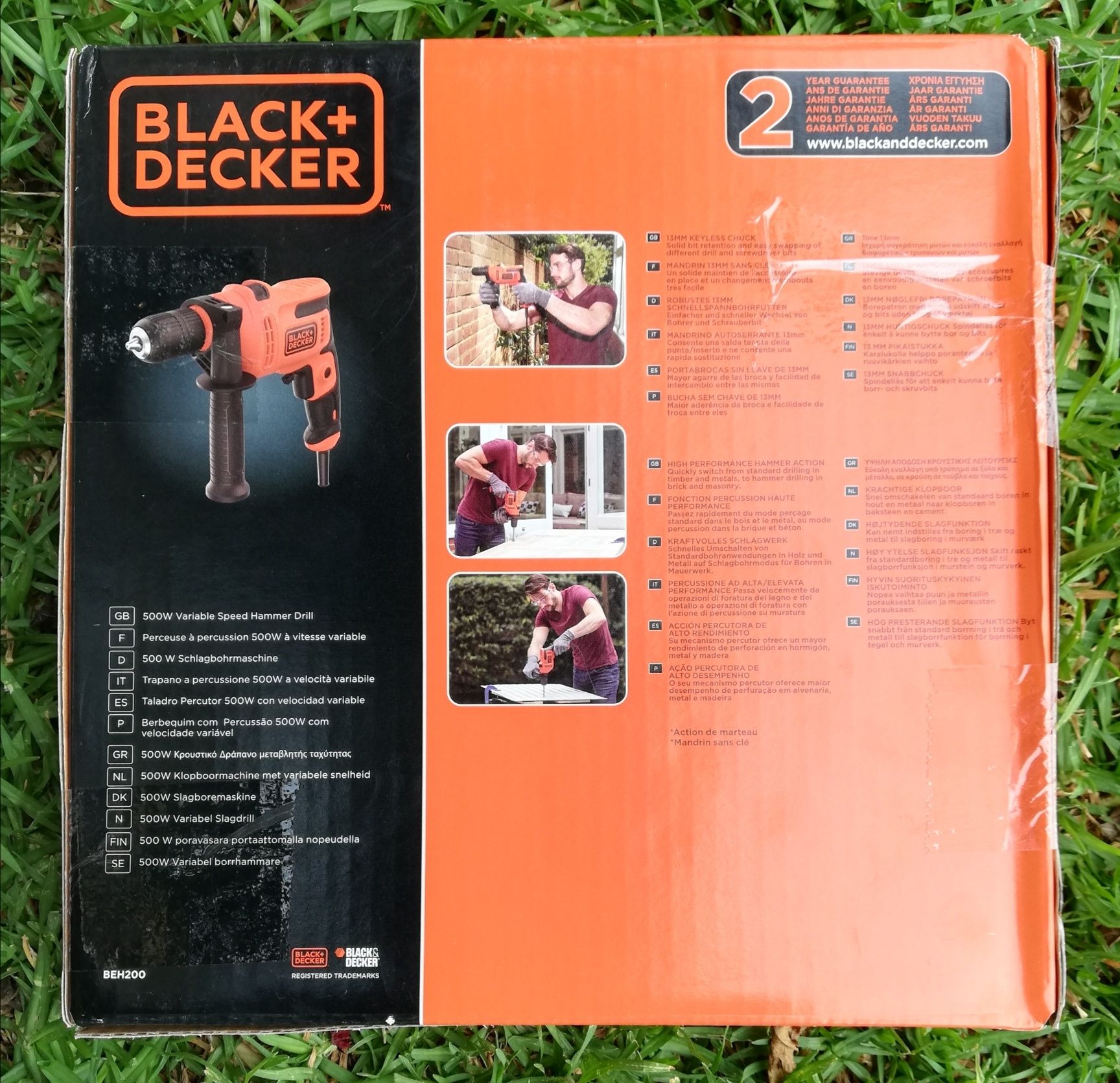Berbequim Black & Decker 500W (Como Novo)