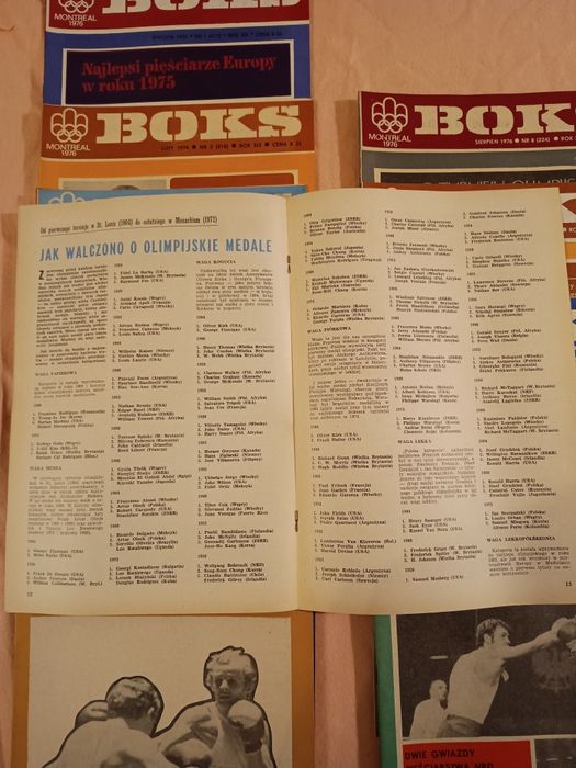 Magazyn Boks kompletny 1976