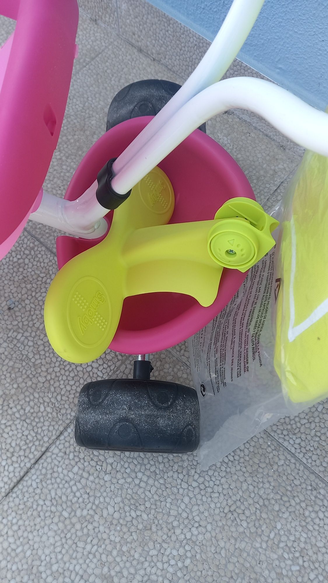 Triciclo Smoby evolutivo para bebé
