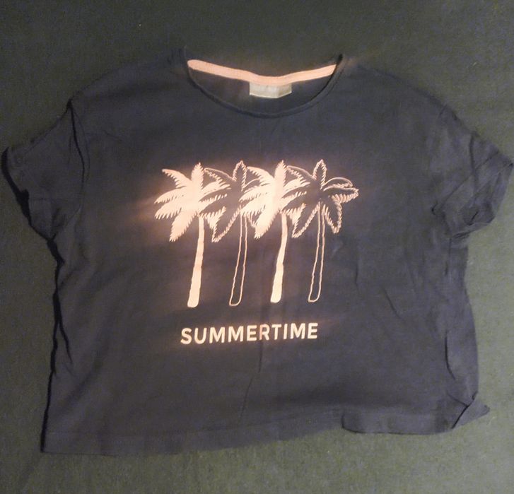 Krótka bluzka dziewczęca 134/140