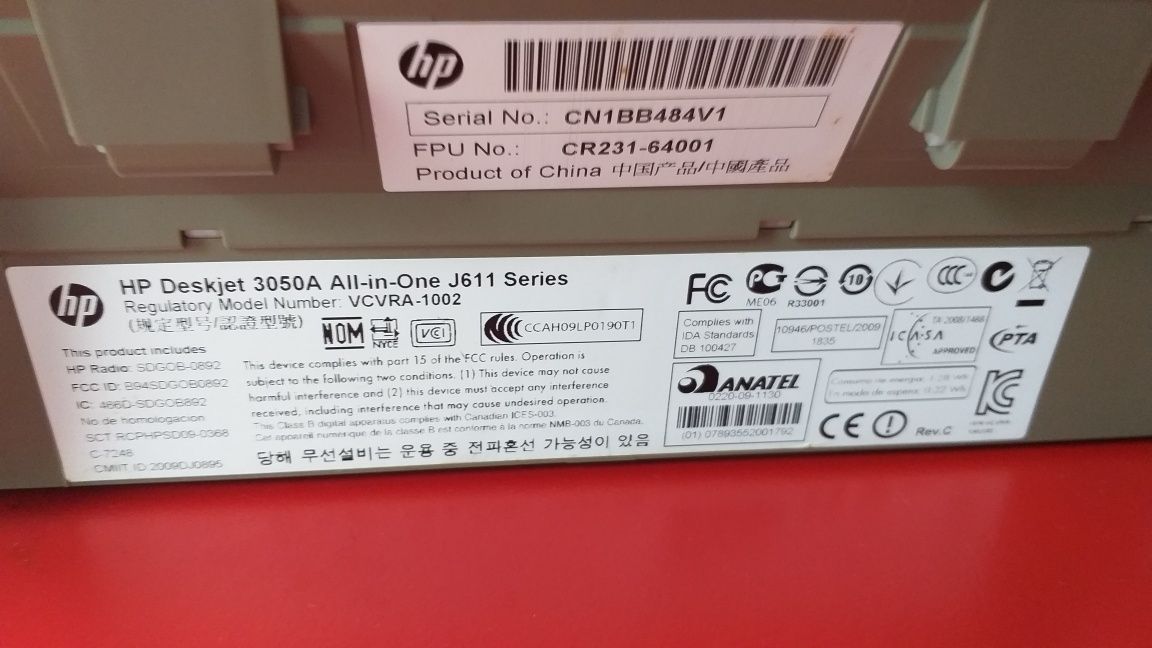 Impressora HP 3054A