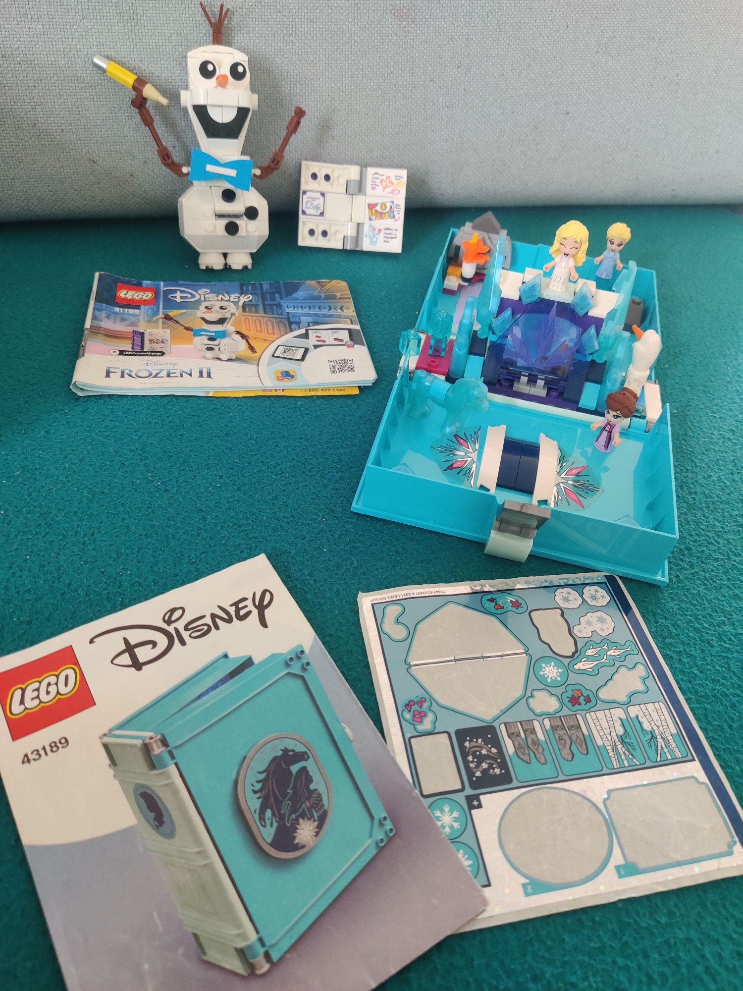 LEGO Disney 43189+41169 Olaf i Książka Kraina Lodu Frozen I