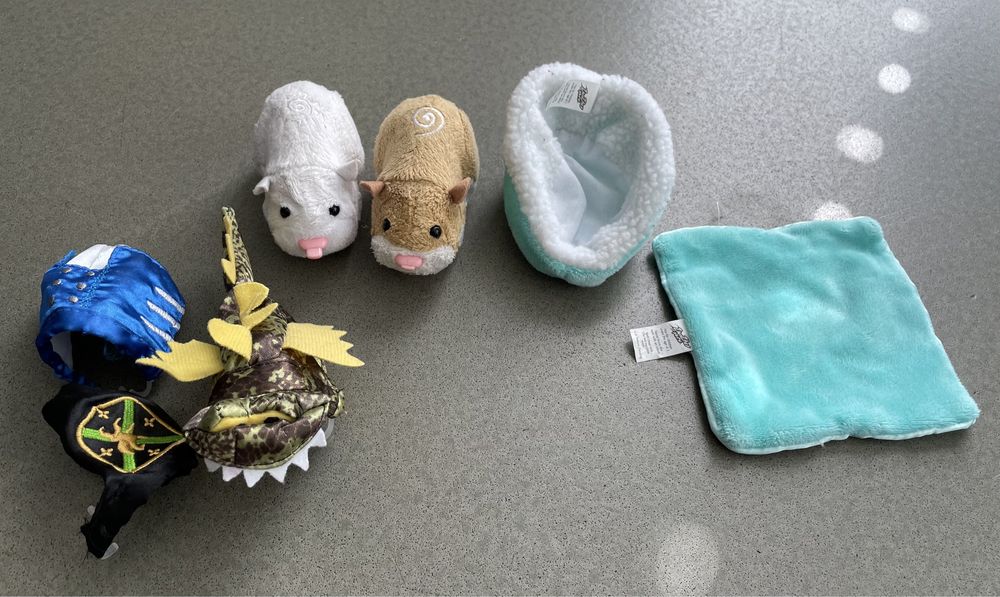 Zhu Zhu Pets + akcesoria + kino