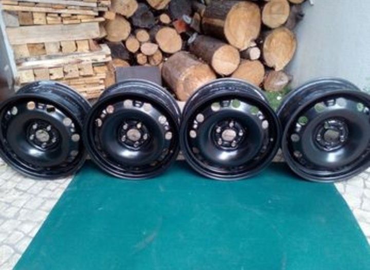 4 jantes 14 ou 15 5X100 roda original VW polo. Seat Ibiza Audi Skoda