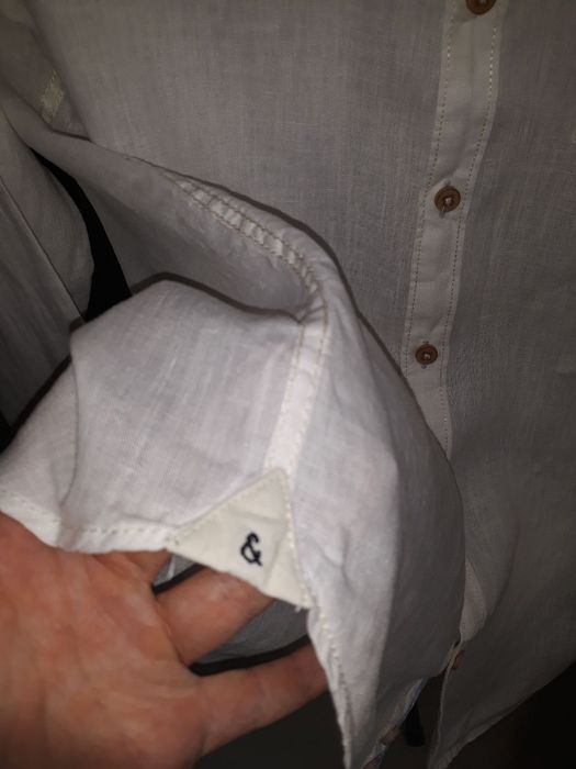 Рубашка сорочка льняна льон colours & sons