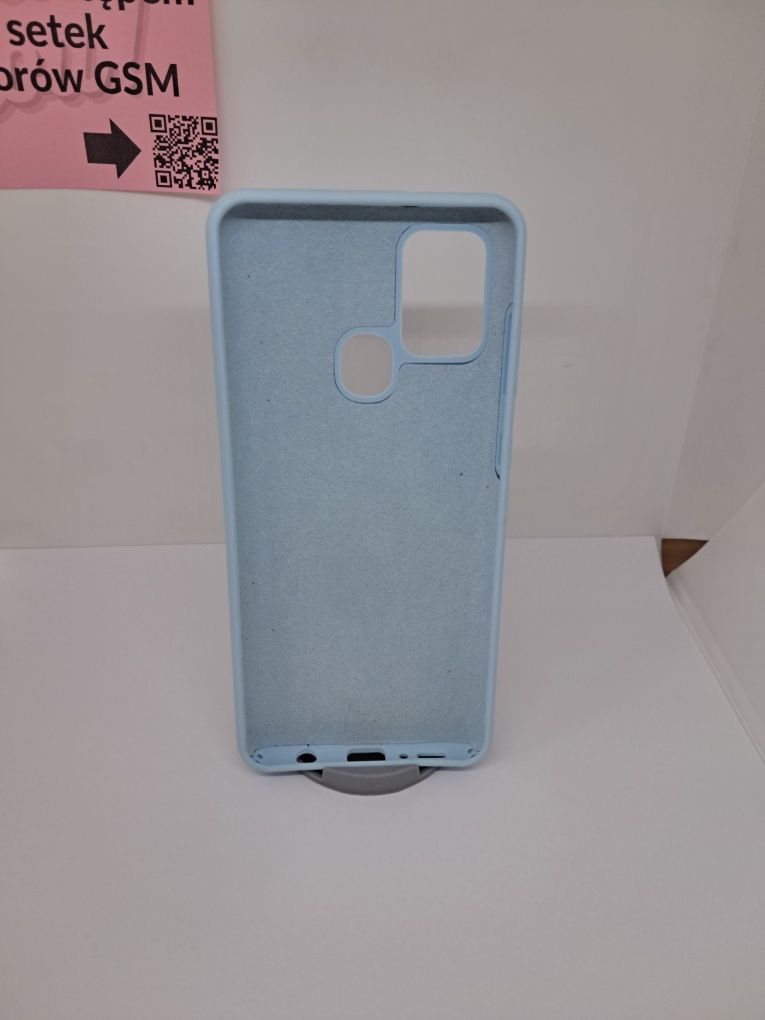 Etui ma telefon Samsung A21s jasnoniebieski