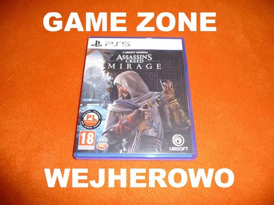 Assassin's Creed Mirage PS5 = PŁYTA PL Wejherowo / Wymiana